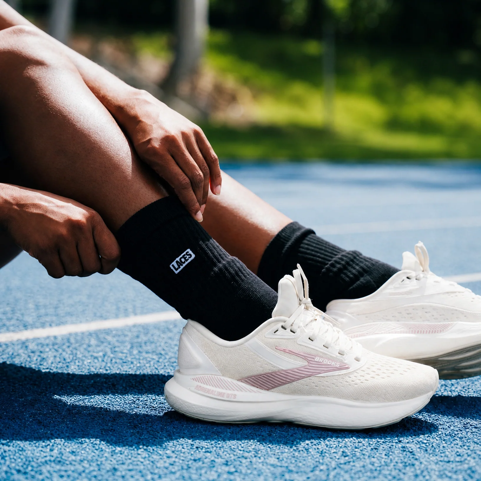 Athlete's Crew | Laces Block | Black - Image 3