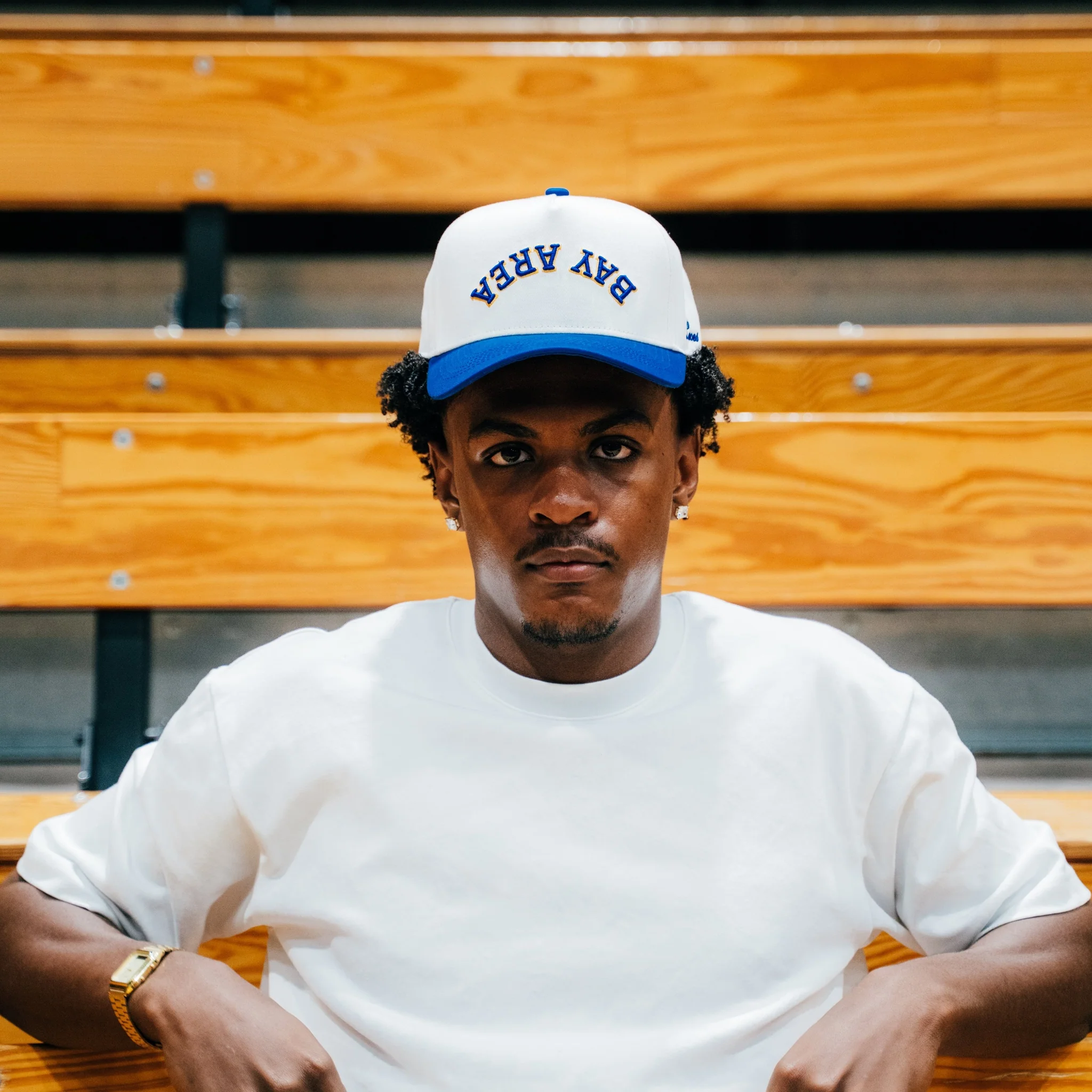 Snapback - Bay Area Downside Up - Blue/Gold - Image 4