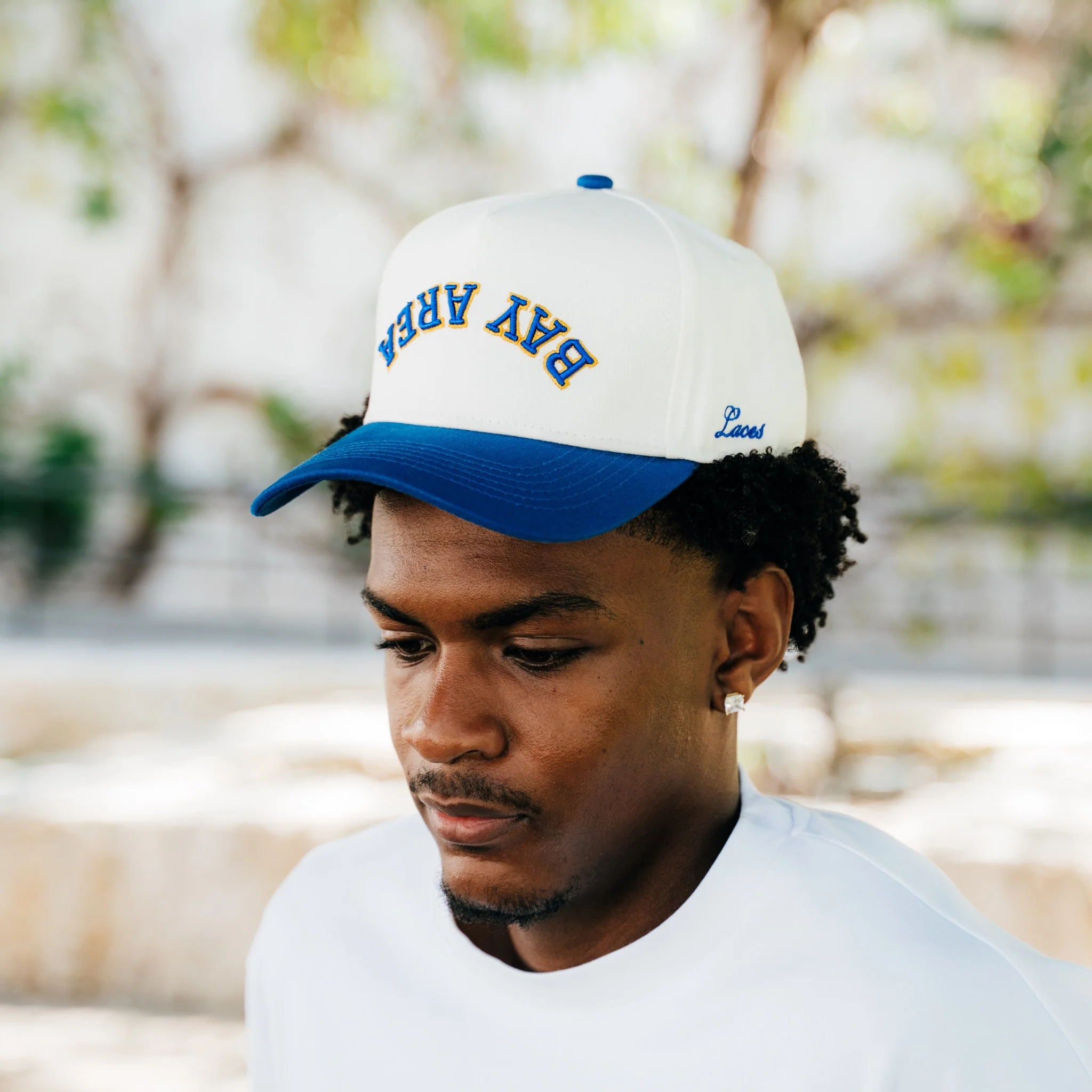 Snapback - Bay Area Downside Up - Blue/Gold - Image 5