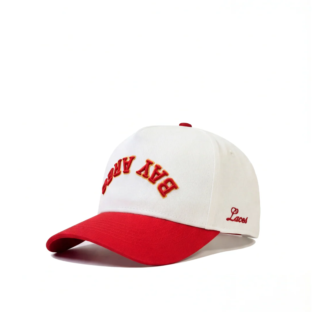 Snapback - Bay Area Downside Up - Red/Gold