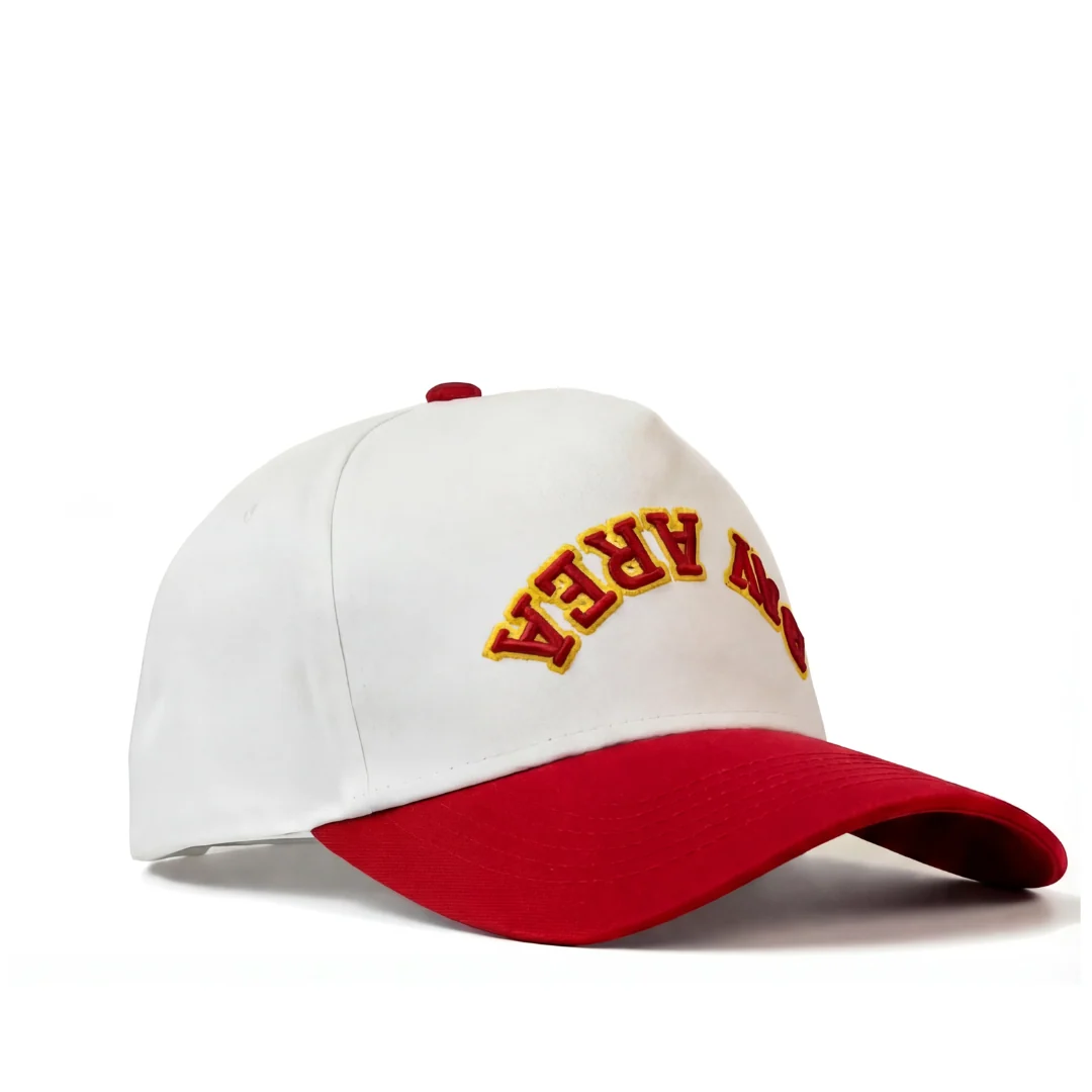 Snapback - Bay Area Downside Up - Red/Gold - Image 3