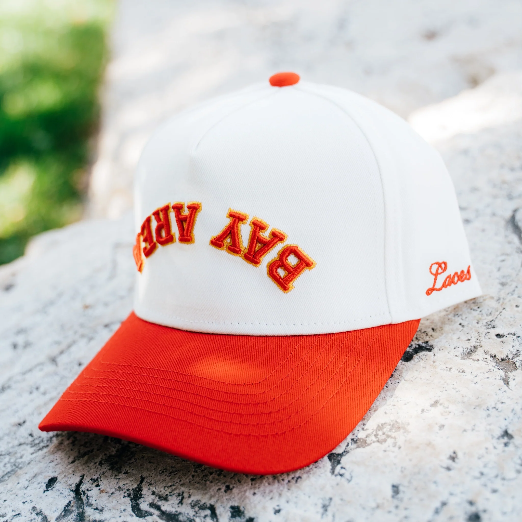 Snapback - Bay Area Downside Up - Red/Gold - Image 4