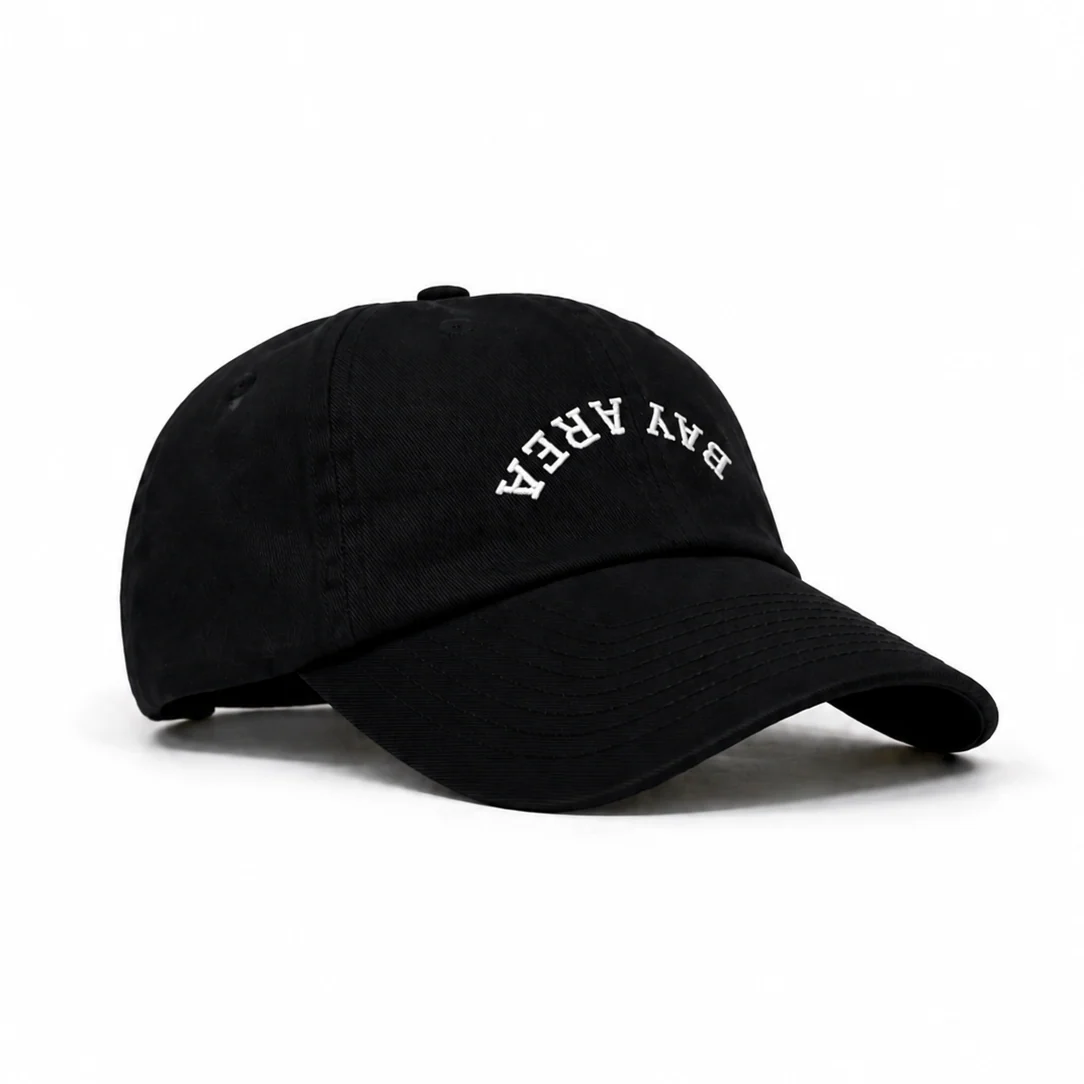 Dad Hat - Bay Area Downside Up Black - Image 3