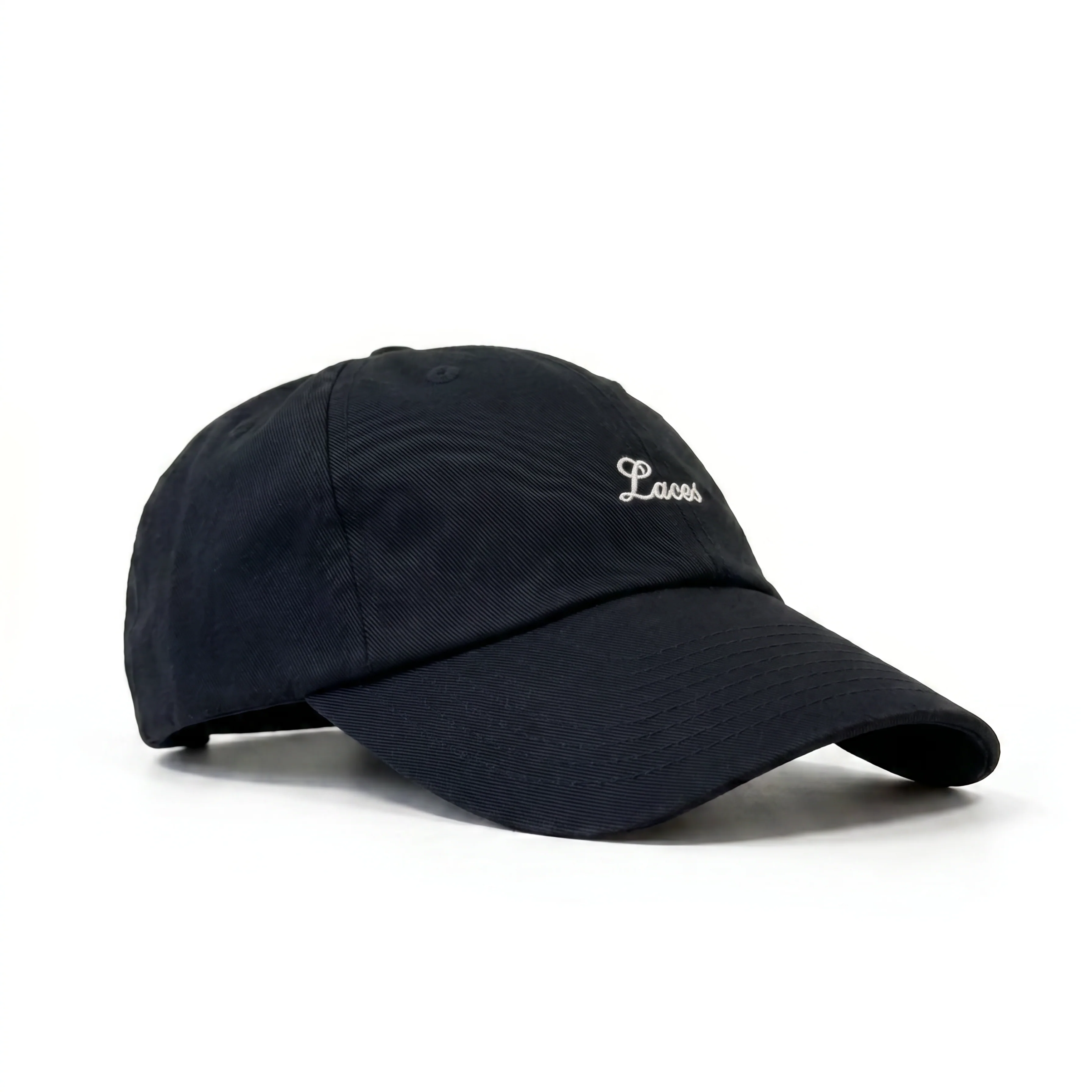Dad Hat - Laces Cursive Black - Image 3