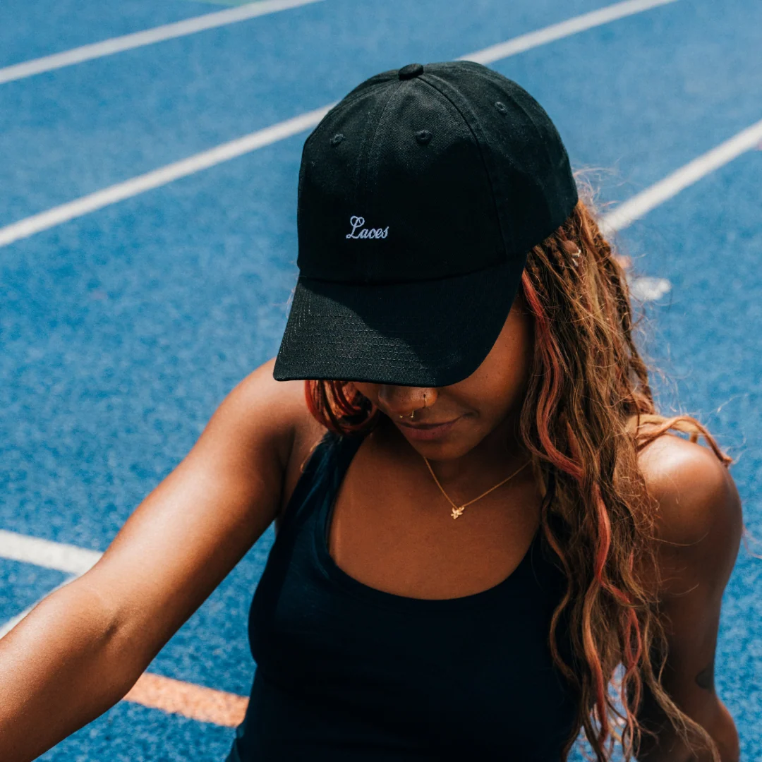 Dad Hat - Laces Cursive Black - Image 7