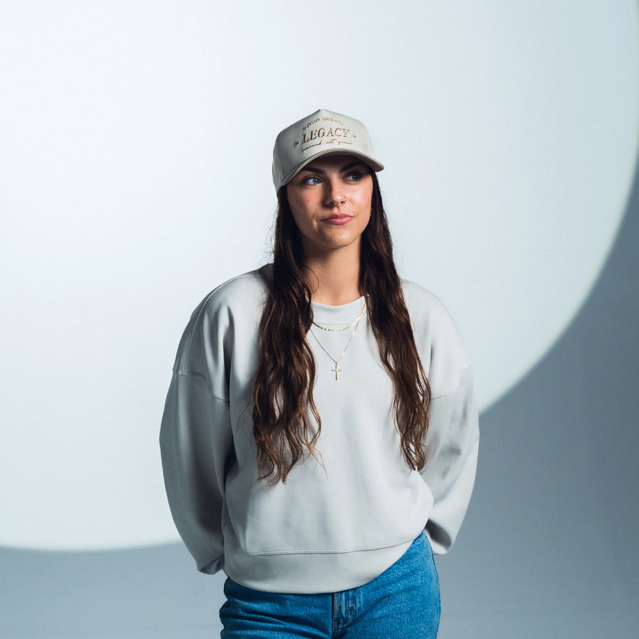 Snapback - Legacy Earned Not Given - Greige - Image 5