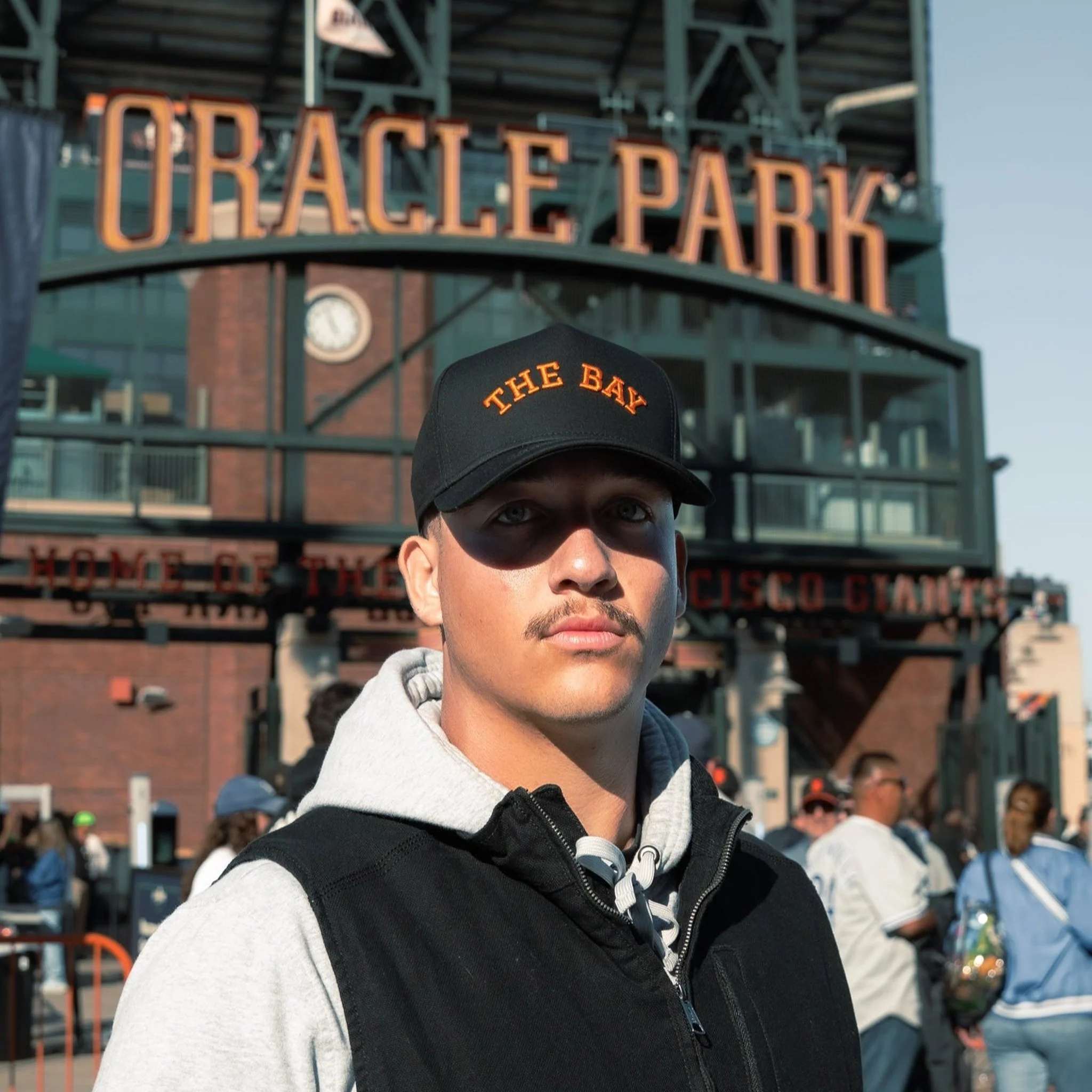 Snapback - The Bay - Black/Orange - Image 4